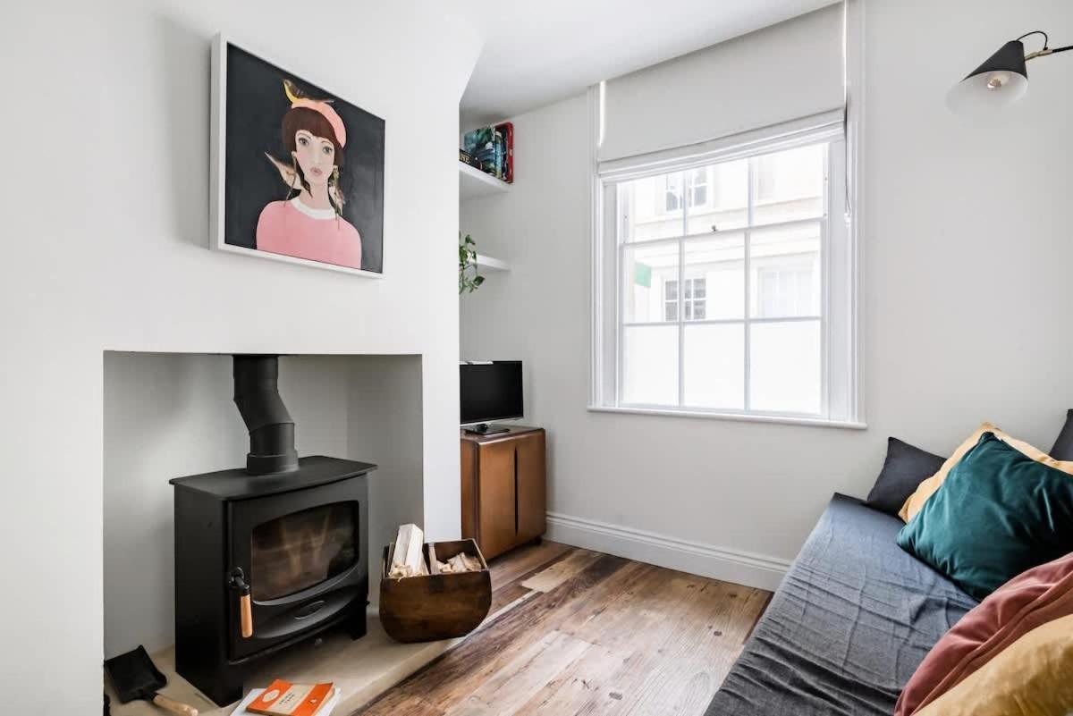 Central Georgian Townhouse With Free Parking Bath Exterior photo